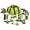 RYOBI ONE+ 18V Cordless 10-Tool Combo w/ 1.5 Ah + 2x 4.0 Ah Batteries &amp;amp; Charger $389 + Free Shipping