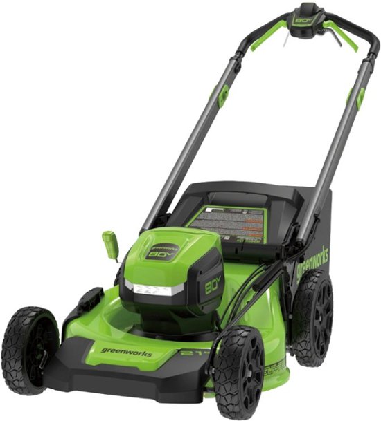 3 Piece Greenworks 21 80V Mower 13 String Trimmer Blower w 4Ah Battery Charger 600 Free Shipping