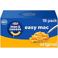 18-Pack 2.15-Oz Kraft Mac & Cheese Easy Mac Microwavable Dinner (Original) $5.58 (31c Ea) w/ S&S + Free Shipping w/ Prime or on $35+