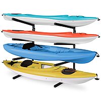 Yes4All Kayak Storage Rack Kayak Wall Mount Rack w/ 4 Adjustable Levels $53.28 + Free Shipping