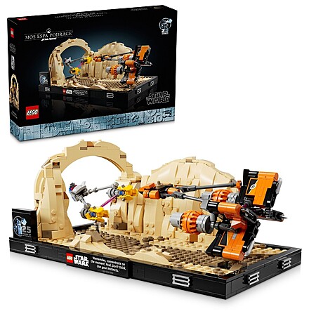 718-Piece LEGO Star Wars Mos Espa Podrace Diorama Build and Display Set $54.39 + Free Shipping