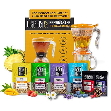 Tiesta Tea Ultimate Loose Leaf Live Tea Starter Kit w/ 16-Oz Bottom Dispensing Infuser $16.63 w/ S&S + Free Shipping w/ Prime or on $35+