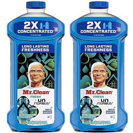 2-Count 41-Oz Mr. Clean 2X Concentrated Multi Surface, All Purpose Cleaner (Fresh Scent) + $6 Walmart Cash $11.88 + Free S&H w/ Walmart+ or on $35+