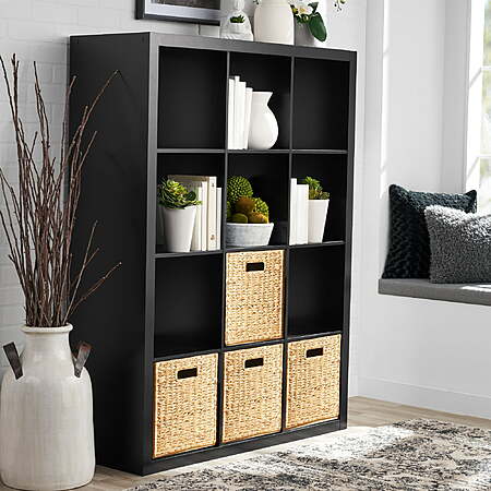 Better Homes & Gardens 12-Cube Storage Organizer (Black) $39 + Free Shipping