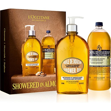 L'Occitane Almond Shower Oil Duo for Just $52!