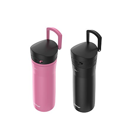 2-Pack 20-Oz Contigo Jackson Chill 2.0 Water Bottle w/ Autopop Lid (Pink & Black) $17.70 ($8.85 Ea) + Free Shipping w/ Prime or on $35+