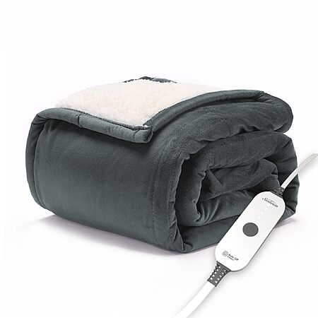 50" x 60" Sunbeam Electric Throw Royal Mink Sherpa Heated Blanket w/ 4 Heat Settings (Night Fog) $30.25 + Free Shipping w/ Prime or on $35+ (4 replies)