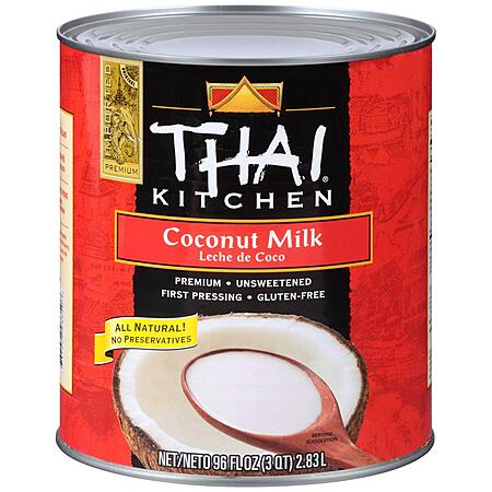 96-Oz THAI KITCHEN Coconut Milk Premium Unsweetened $7.33 + Free Shipping w/ Prime or on $35+ (1 replies)