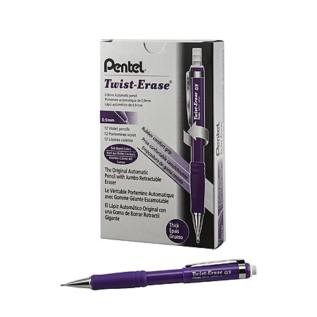 13-Pack Pentel Twist-Erase III Mechanical Pencil (0.9mm) $11.39 (95c Ea) w/ S&S + Free Shipping w/ Prime or on $35+