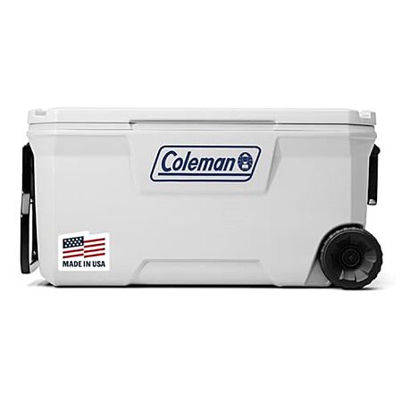 100-Qt Coleman Marine Cooler w/ Fully Insulated UV Guard Lid & Wheels $95.99 + Free Shipping (0 replies)