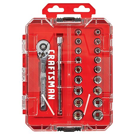20-Piece Craftsman 1/4" Drive Mechanics Tool Set $20 