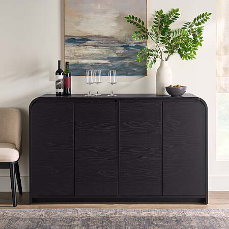 Better Homes & Gardens Juliet Sideboard Cabinet (Rich Black) $158.00 + Free Shipping
