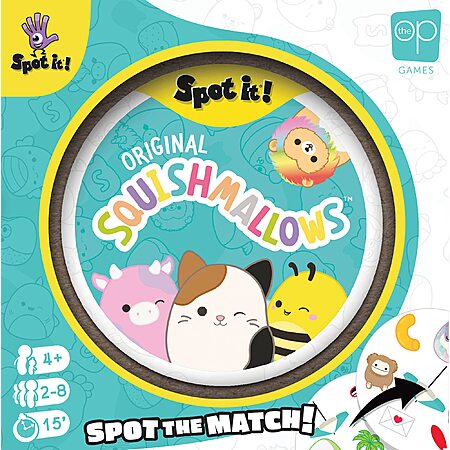 Spot It! Squishmallows Card Game $7.97 + Free Shipping w/ Prime or on $35+