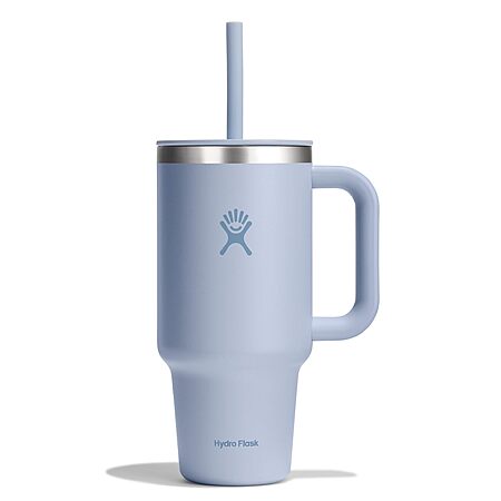 32-Oz Hydro Flask Insulated Stainless Steel Travel Tumbler w/ Handle, Lid & Straw (Surf Blue) $17.48 + Free Shipping w/ Prime or on $35+
