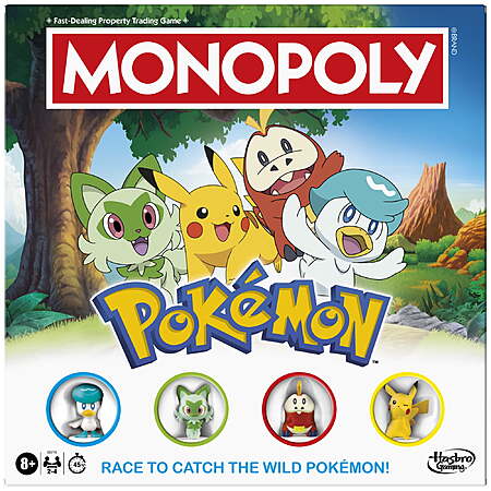 Monopoly Pokémon Edition Board Game $12.75