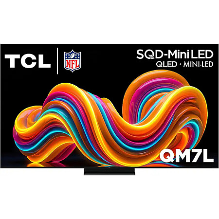 TCL - 65" Class QM7L Series 4K UHD HDR SQD-Mini LED Smart TV with Google TV (2026) $899.99 + Free Shipping