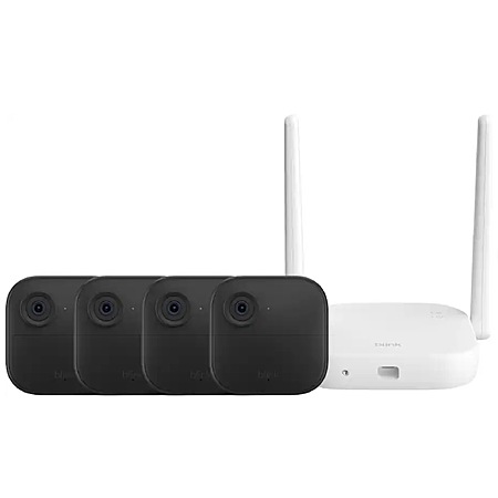4-Camera Blink Outdoor XR+ Extended Range Battery-Powered Security Camera System (Black) $121.99 + Free Shipping