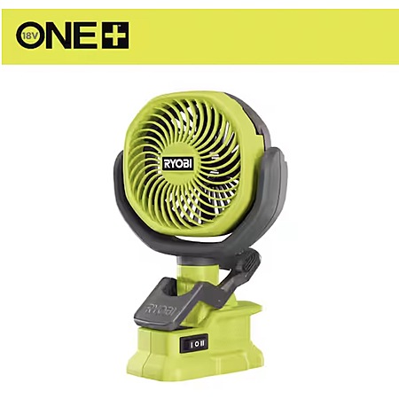 RYOBI ONE+ 18V Cordless 4" Clamp Fan (Tool Only) $19.95 + Free S&H
