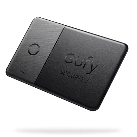 eufy Security SmartTrack Card Compatible w/ Apple Find My App (Black) $17