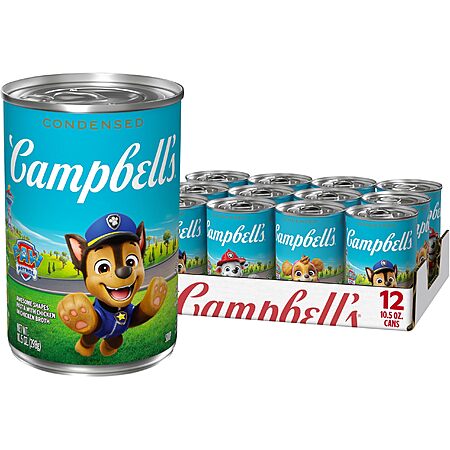 Campbell’s Paw Patrol Soup 12-Pack for $10.73!