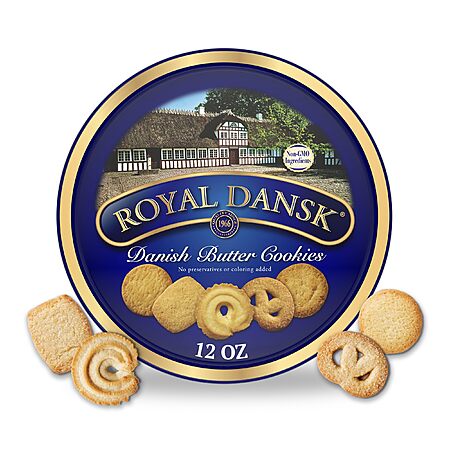 12oz Royal Dansk Assorted Danish Butter Cookies Gift Tin $3 w/ Subscribe & Save