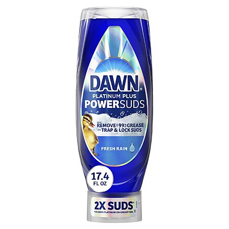 Dawn Platinum Plus PowerSuds Liquid Dish Soap, 17.4 oz. EZ-Squeeze Bottle~$2.69 After Coupon & S&S @ Amazon
