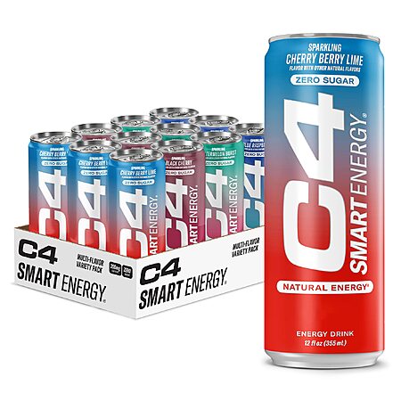 12-Pack 12-oz Cellucor C4 Smart Energy Drinks (Berry Breeze Variety Pack) $14.20 w/ Subscribe & Save