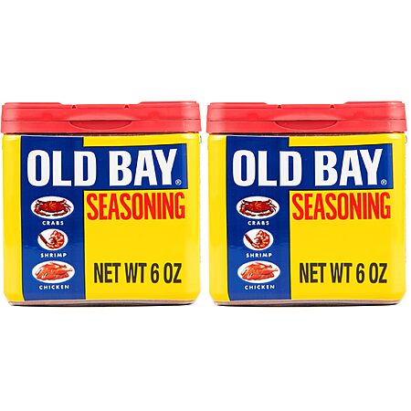 2-pk 6-oz OLD BAY Seasoning $4.25 