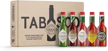 5-Pack 5-Oz TABASCO Brand Hot Sauce Variety Pack $14.20 w/ Subscribe & Save