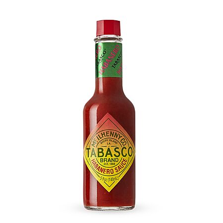 TABASCO® Brand Habanero Sauce, Spicy & Fruity Habanero Hot Sauce, Glass Bottle, Jamaican-Style, Packed with Heat 5 Fl Oz (Pack of 1)~$4.27 With S&S @ Amazon