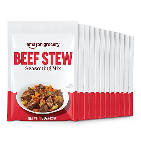 Amazon Grocery Beef Stew Seasoning Mix, 1.5-Ounce Packets, 12 Count, 13.8 Oz (Previously Happy Belly, Packaging May Vary)~$10.79 With S&S @ Amazon