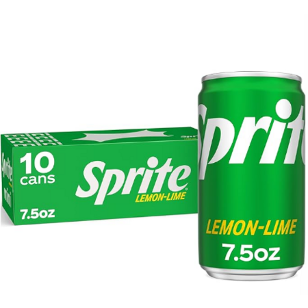 Sprite Lemon-Lime Caffeine Free Soda Soft Drink Fridge Pack Mini Cans, 7.5 fl oz, 10 Pack~$4.34 With S&S @ Amazon (0 replies)