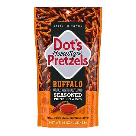 Amazon Offers Discount on Dot's Homestyle Pretzels Buffalo Seasoned Snack
