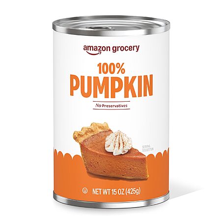 Select Locations: 15-Oz Amazon Grocery Canned 100% Pumpkin