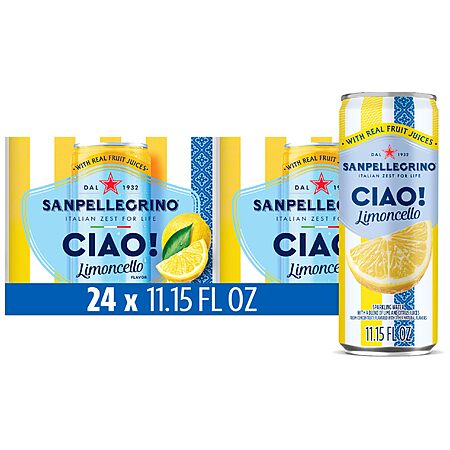 Select Accounts: 24-Pk 11.15-Oz Sanpellegrino Sparkling Water (Ciao! Limoncello) $11.90 w/ S&S