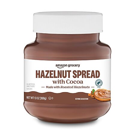 Amazon Grocery, Hazelnut Spread With Cocoa, 13 Oz~$1.58 With S&S @ Amazon
