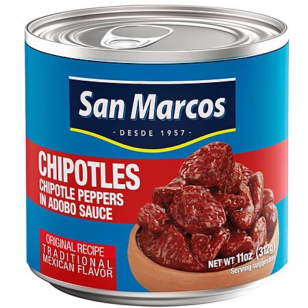 San Marcos Chipotle Peppers Adobo Sauce (11Oz )~$3 With S&S @ Amazon