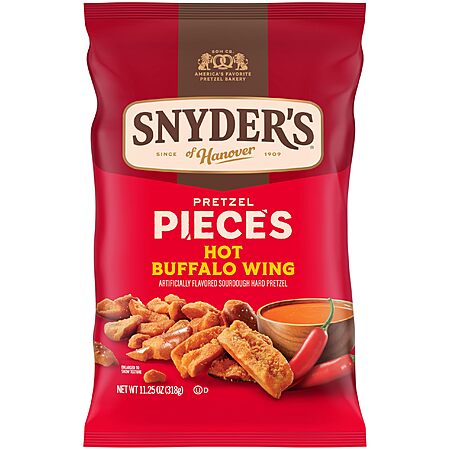 Snyder's of Hanover Hot Buffalo Wing Flavored Pretzel Pieces, 11.25 Oz~$2.90 After Coupon & S&S @ Amazon