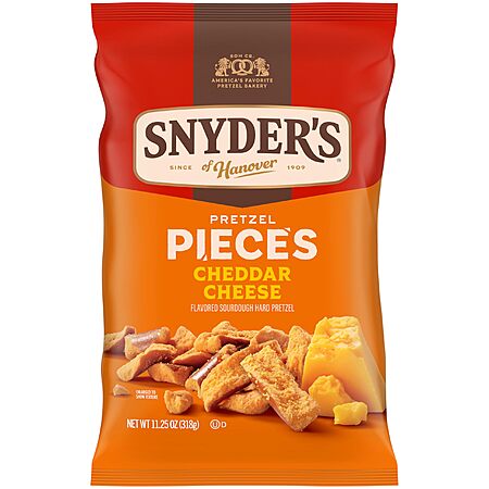 Snyder's of Hanover Cheddar Cheese Flavored Pretzel Pieces, 11.25 Oz~$2.72 After Coupon & S&S @ Amazon