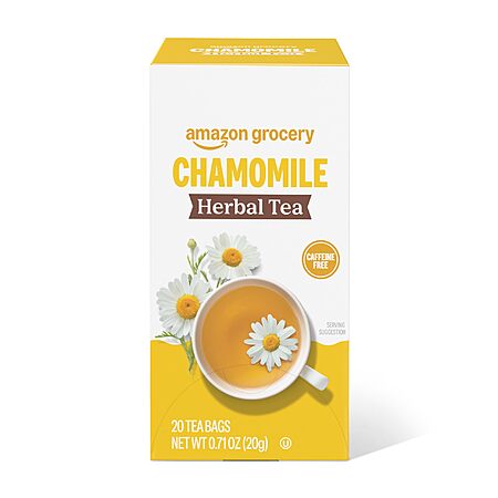 Amazon Grocery, Chamomile Herbal Tea Bags, 20 Ct~$1.89 With S&S @ Amazon
