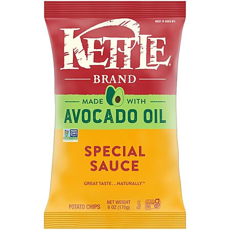 Kettle Brand Made with Avocado Oil Special Sauce Chips, 6 Oz Bag~$2.67 After Coupon & S&S @ Amazon