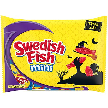 SWEDISH FISH Mini Soft & Chewy Gummy Halloween Candy, 22 ct~$2.89 After Coupon @ Amazon