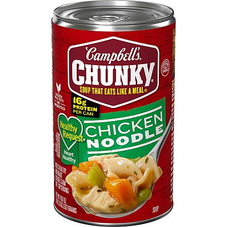 18.6-Oz Campbell's Chunky Soup (Healthy Request Chicken Noodle) $1.60 w/ S&S