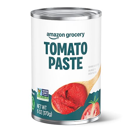 Amazon Grocery, Tomato Paste, 6 Oz~$0.61 With S&S @ Amazon~Buy 4 & Save More!