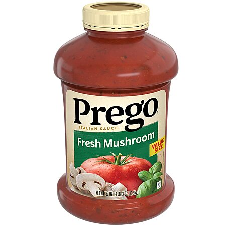 Prego Mushroom Pasta Sauce, 67 oz Jar & More~$3.75 After Coupon & S&S @ Amazon