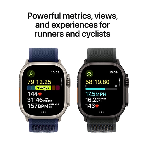 Apple Watch Ultra 2 GPS Cellular Smartwatch 49mm Black Titanium Case with Black Ocean Band MX4P3LW A 734.89