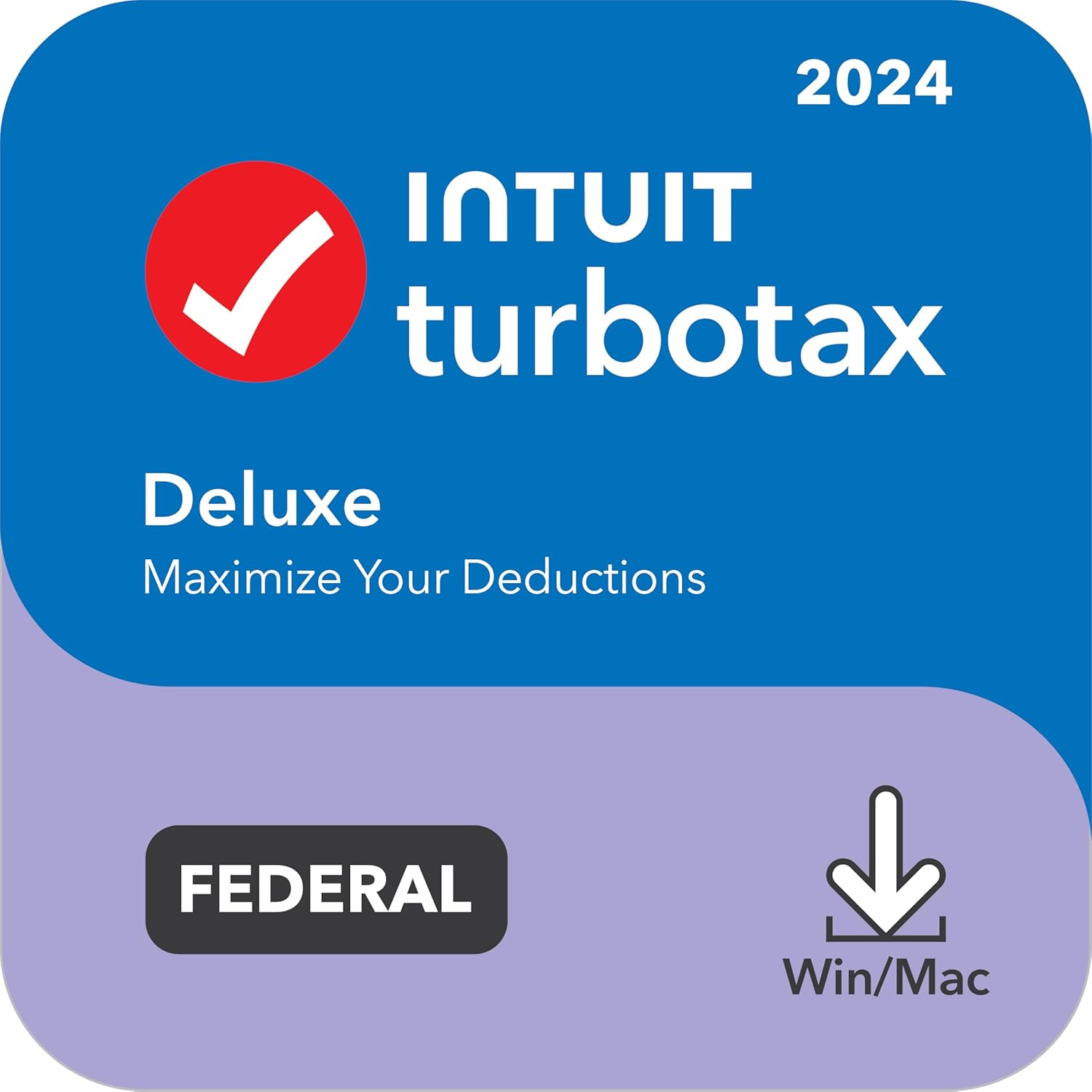 TurboTax Deluxe 2024 Federal for 37.99, Federal+State for 45.99 &more