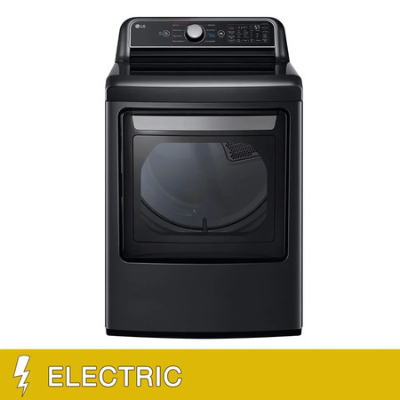 Costco Members: LG 7.3 cu. ft. Ultra Large Capacity Wi-Fi Enabled Rear Control ELECTRIC Dryer with EasyLoad Door $499.97