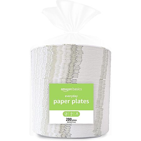 Amazon 8.62 in soakproof 200ct plates - (YMMV) coupon + S&S $7.53