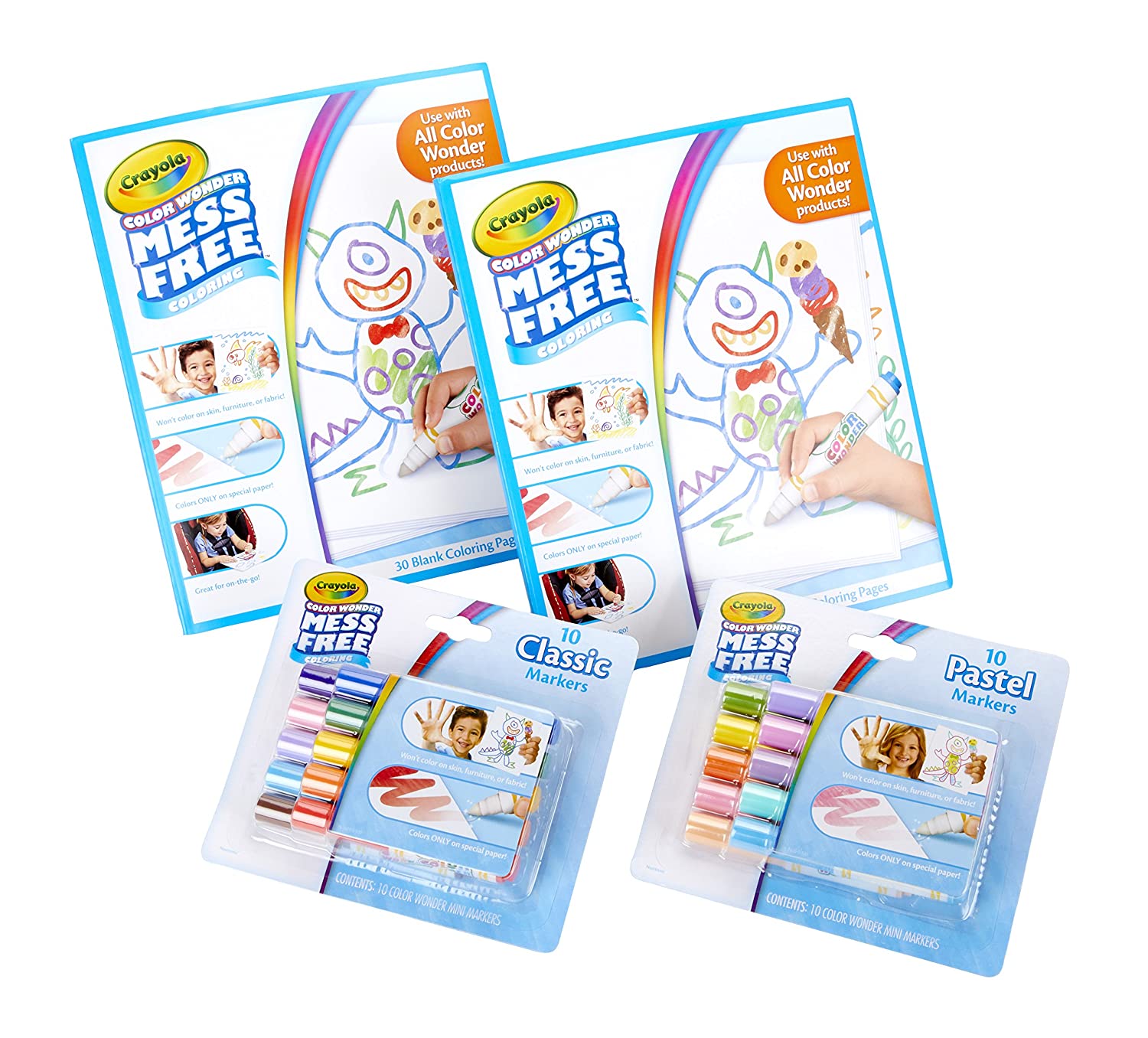 Crayola Color Wonder Mess Free Coloring Kit, 60 Blank Coloring Pages & 20 No Mess Markers - $8.89 @ Amazon + FSSS